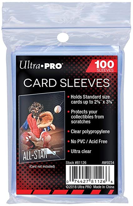 Fundas Ultra PRO para cartas tamaño estándar (100 unidades)