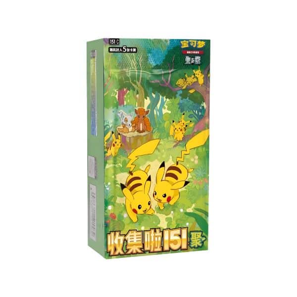 Caja de Sobres Pokémon TCG 151 Collect (收集啦151 聚) 151C - Chino Simplificado